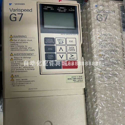 议价CIMR-G7B40P7 CIMR-AC4A0296AA 议价供应安川变频器库存现货
