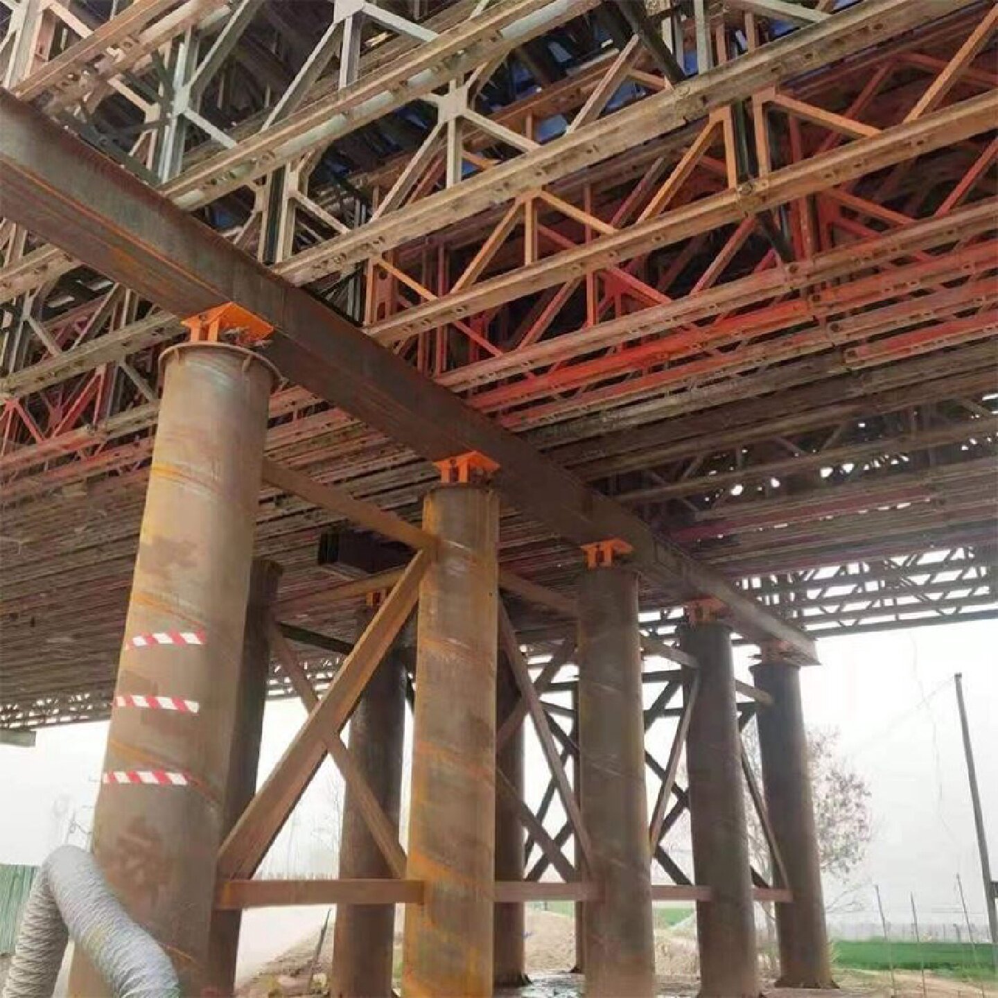 桥梁卸落块AB型装配式升降卸落工具支架支座卸落装置调节式卸落块