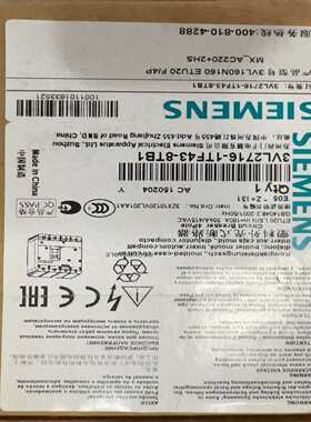 西门子塑壳断路器3VL2716-1TF43-8TB13V--议价商品
