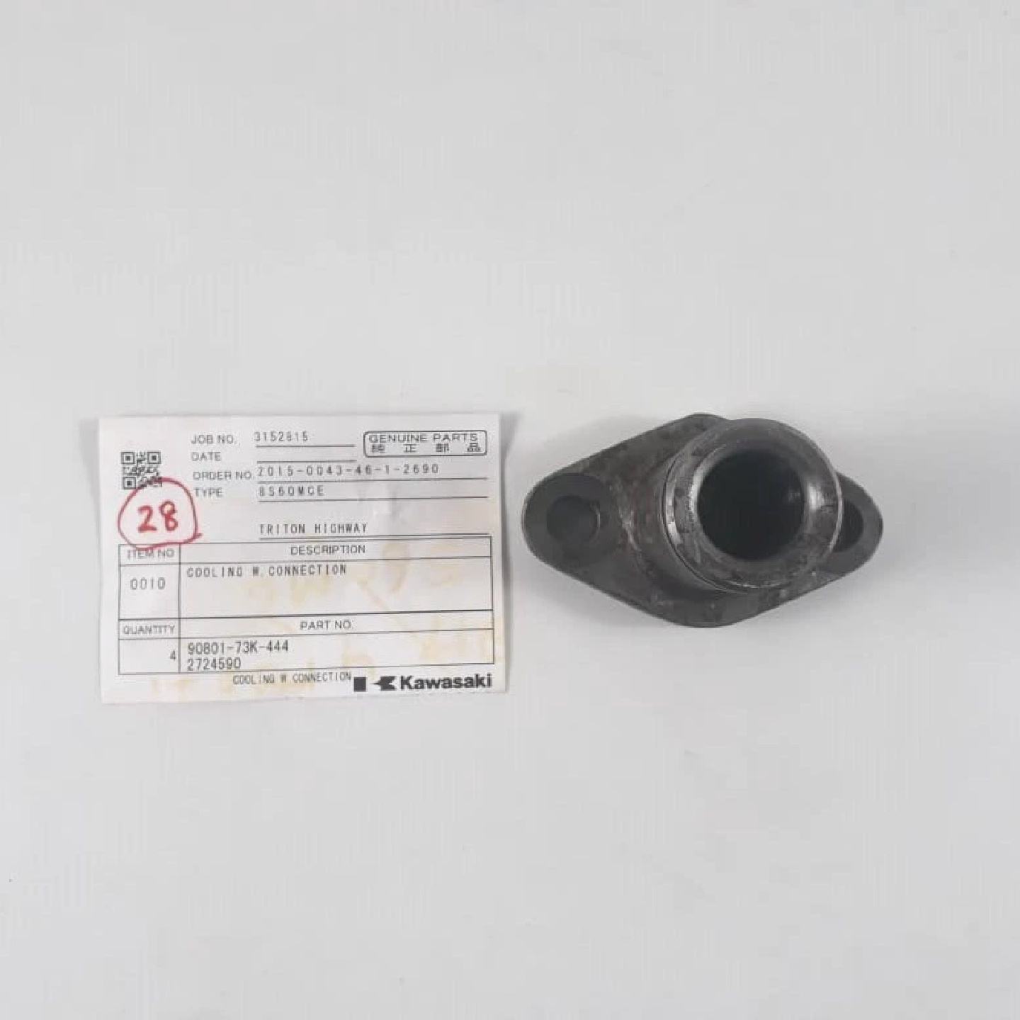 Refroidissement Eau Connexion 90801 73K 444 2724590 Kawasaki - 实物图