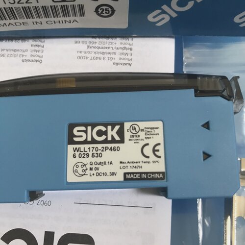 【询价】SICK西克光钎放大传感器WLL170-2P460 60
