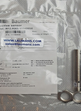BaumerIR12.P06S-F60InductiveSensorM126mmRangePNPNCP