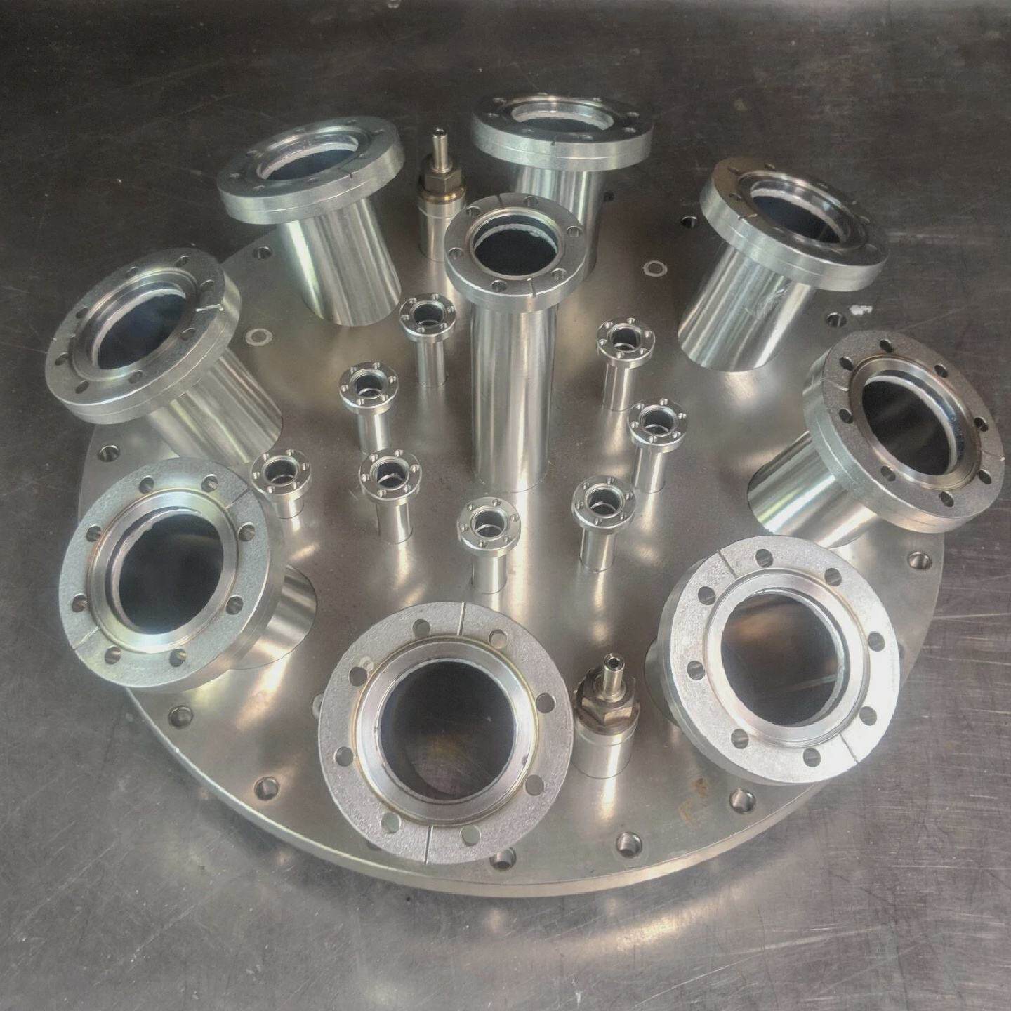 Varian Mbe Molecolare Fascio Epitaxy 8 Porta Fonte Flangia C
