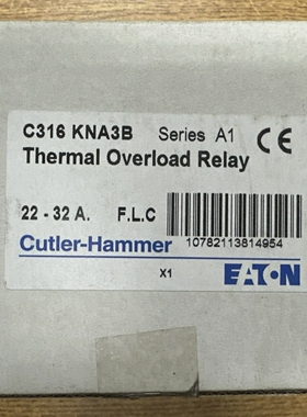 CUTLER-HAMMERC316KNA3B22-32ATHERMALOVERLOADRELAY**NEW