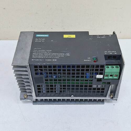 Siemens 1P 6EP14361SH01 SITOP power20 Power Supply 400500V 5