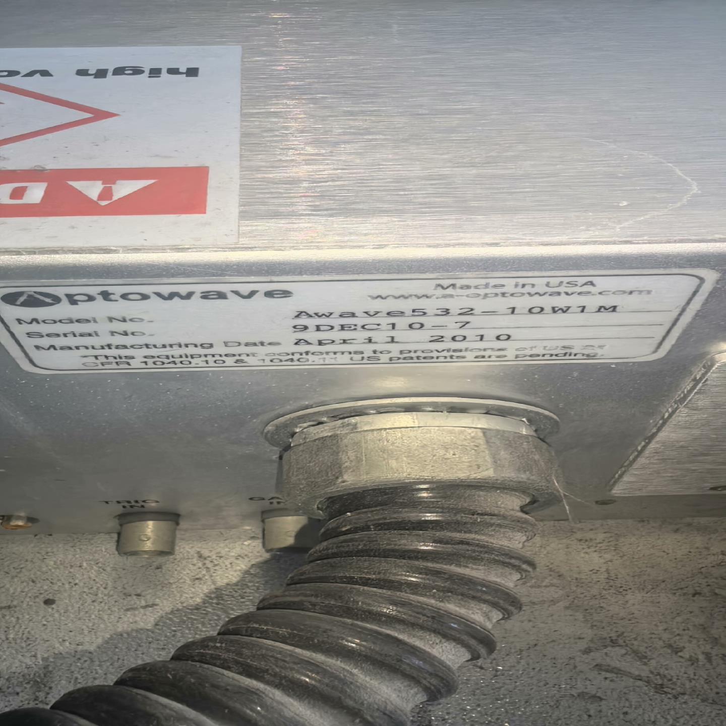 询价~紫外激光器一个Advanced Optowave英诺激光AW