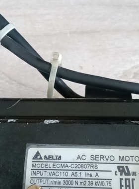 【议价】台达伺服电机ECMAC20807RS750W功率VAC