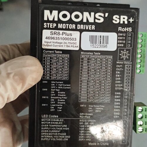 寻MOONSSR8Plus鸣志步进驱动器输入电压247