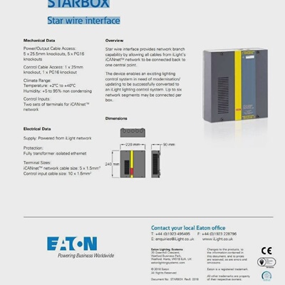 iLight STARBOX Star wire interface CC0490011