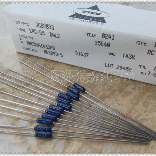 DALE4.22KRNC551/4W0.25W4K22VISHAY金属膜电阻代4.3K