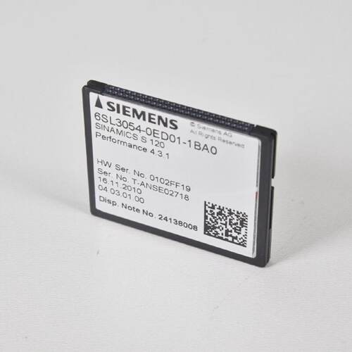 Siemens 6SL30540ED011BA0 SINAMICS CompactFlash Card