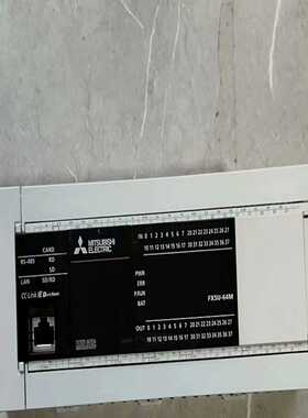 三菱PLC，FX5U-64MT。实拍成色新，功能完好。青岛城--议价商品