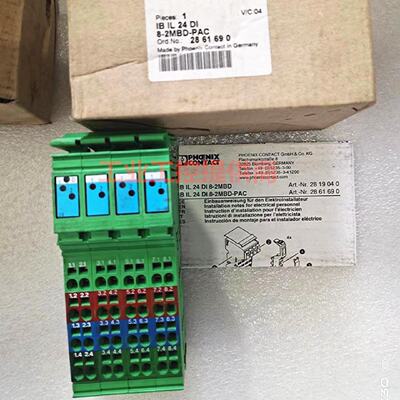 议价2861690 菲尼克斯模块 IB IL 24 DI 8-2MBD-PAC全新现货实物