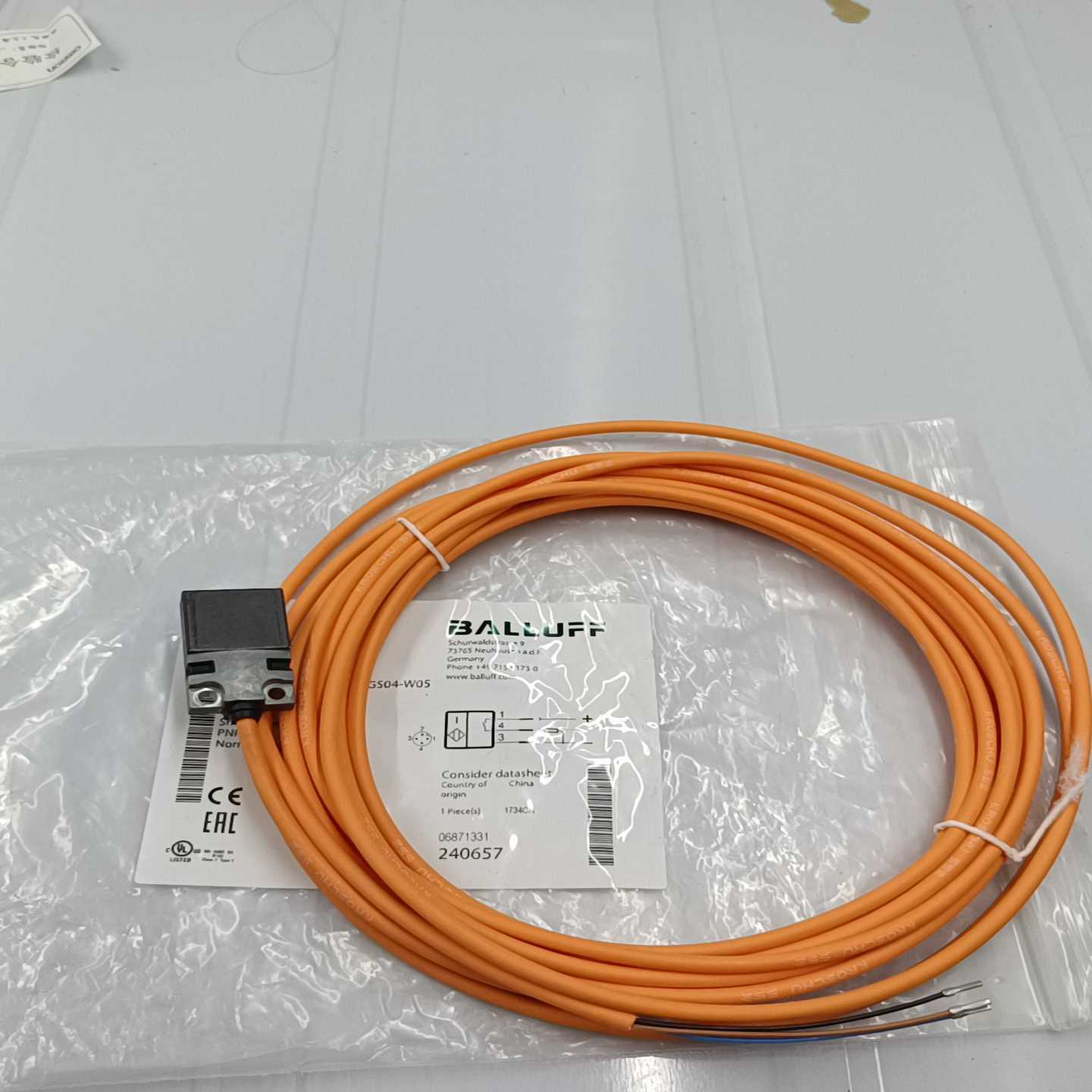 【议价】德国巴鲁夫BESR01ZC-PSC50B-BZ05-W05适用