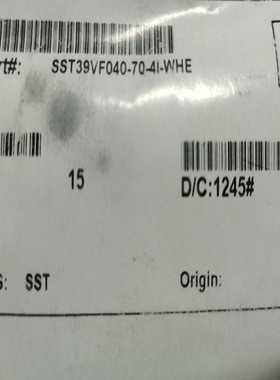 SST39VF040-70-4I原包17颗，12年15颗询价