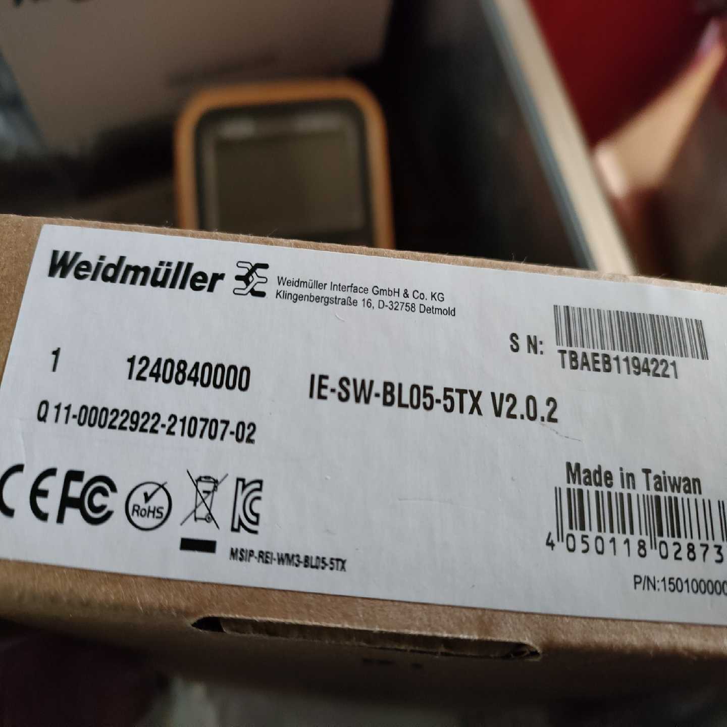 魏德米勒IE-SW-BL05-5TXV2.0.2【博航商行】