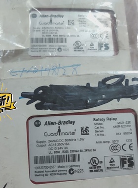 【议价】美国ABMSR132E安全继电器存放在灰3箱
