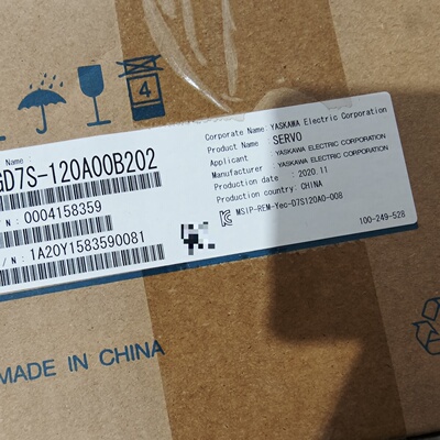 议价Sgd7s120A00b202 Yaskawa Driver Box Code Is The Same Br N