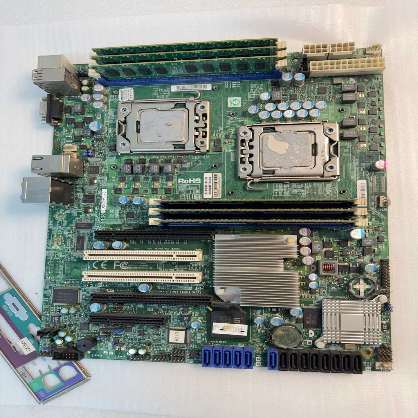 原装拆机  X8DAL-3 服务器主板  带至强E5540两-询价客服