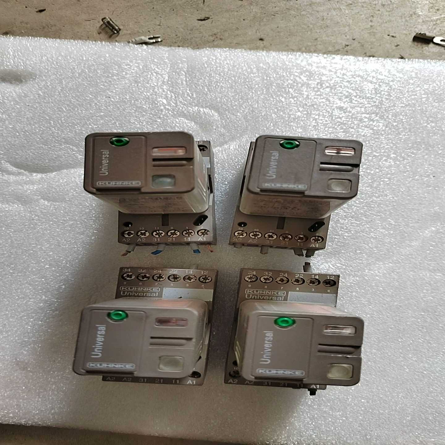 议价德国KUHNKE原装拆机二手继电器UF3一24VDCN，RS