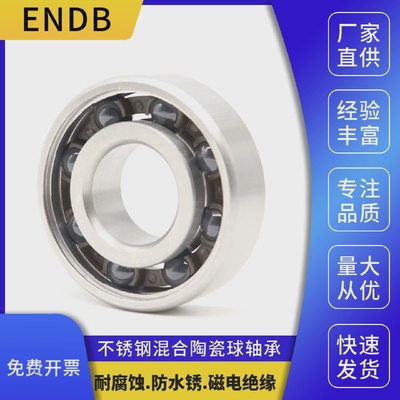 ENDB不锈钢混合陶瓷轴承6307630863096310631163126313