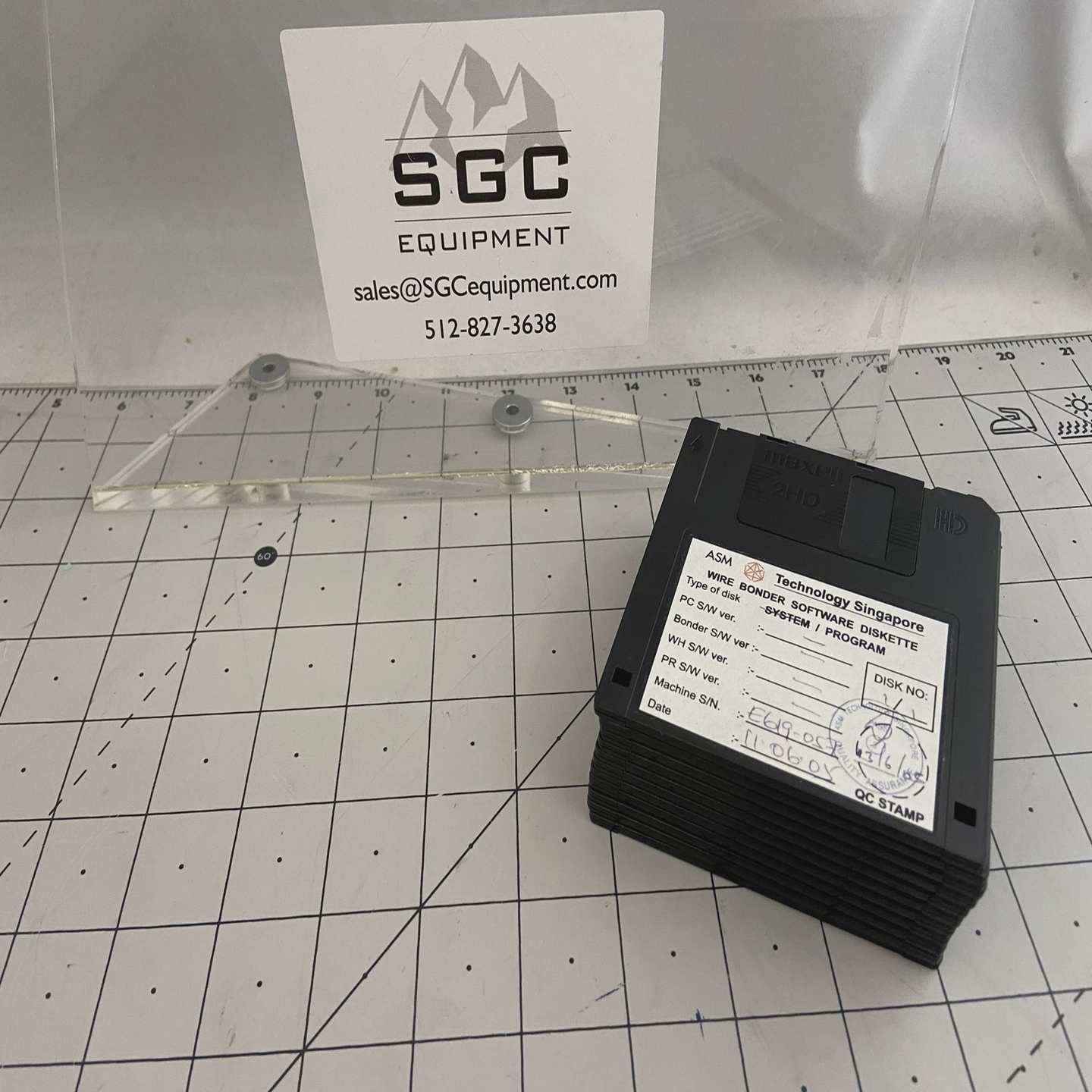 MAXELL2HDASMTechnologyWireBonderSoftwareDisketteE619