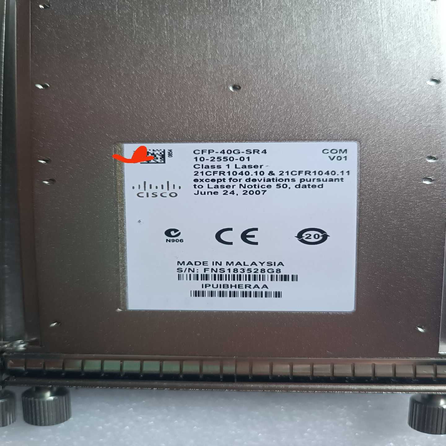 议价思科CFP-40G-SR4R原装拆机成色好维修/现货