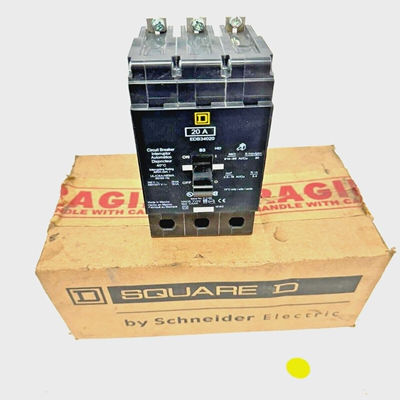 SQUAREDEDB34020CIRCUITBREAKER20AMP3POLE480Y/277V50