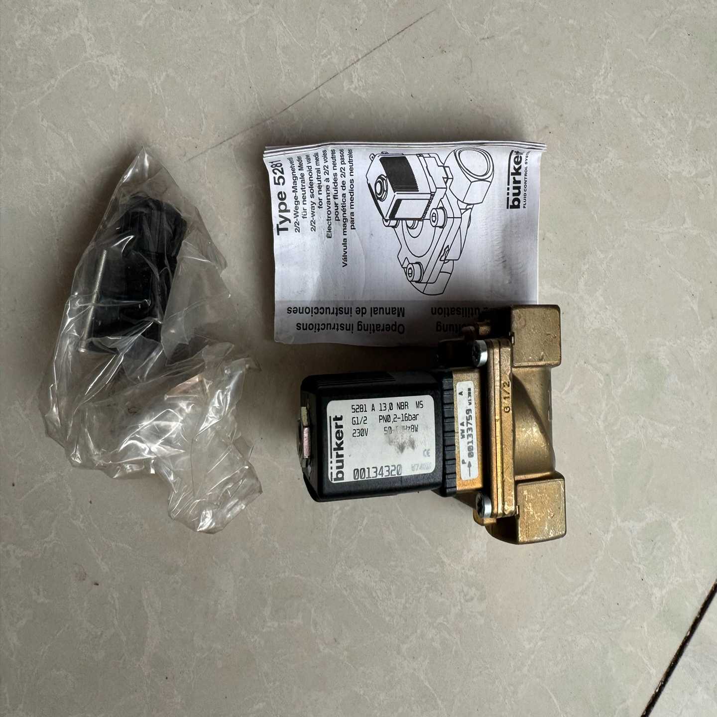 全新正品Burkert宝德电磁阀，型号5281A13.0--议价商品