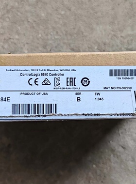 议价AB 1756-L84E空盒