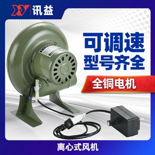 风机小型鼓风机220V吹风机大功率工业用调速家用超静音吹风机