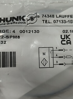 溢价-SCHUNK雄克气爪磁性开关MMS22SPM8