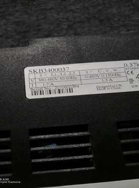 议价拆机艾默生变频器，SKB3400037，0.37KW，380
