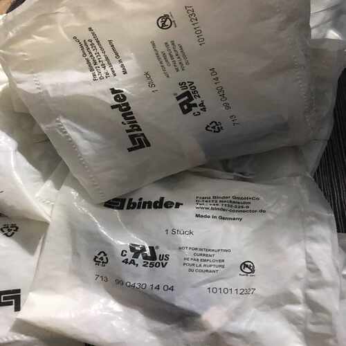 【议价】宾德binder连接器9904301204，连接器适用