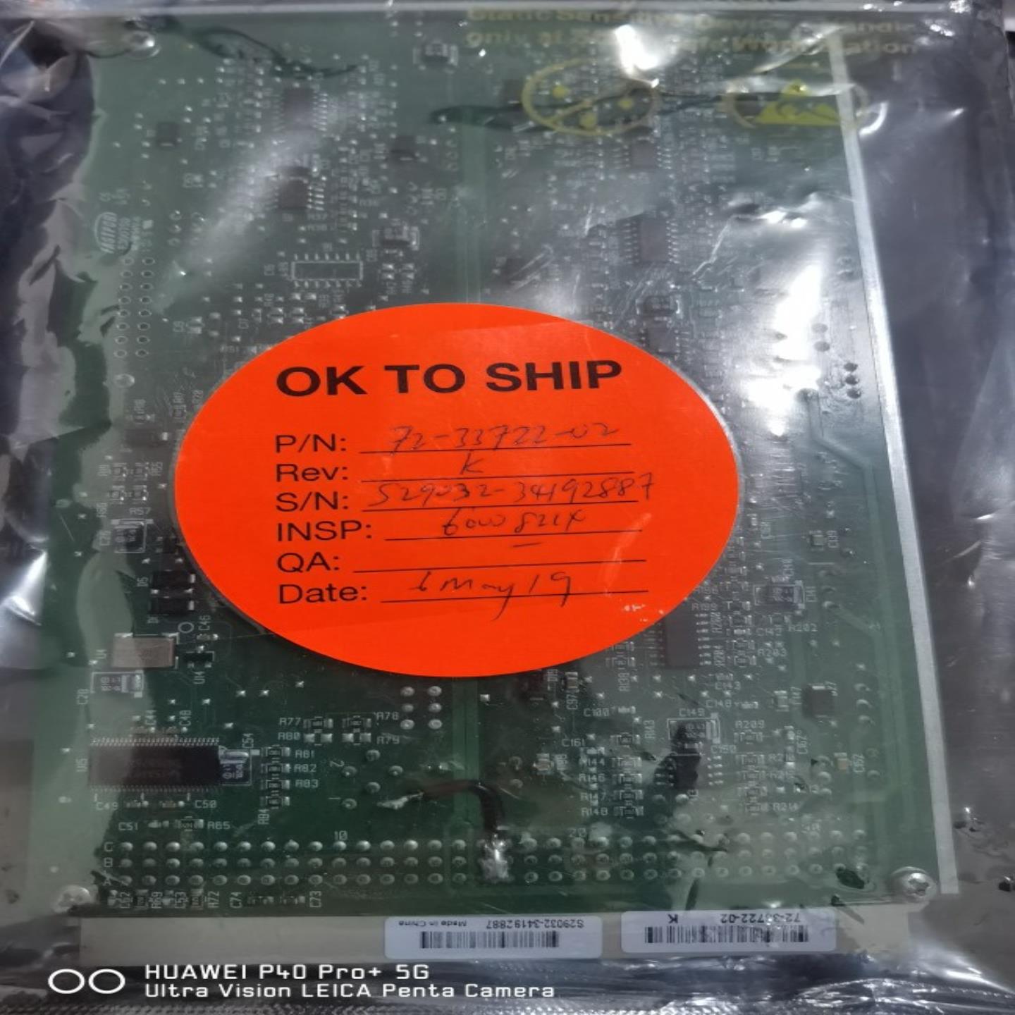全新 72-33722-02 原装 PCB ASSY MAG HANDLER DR CARD