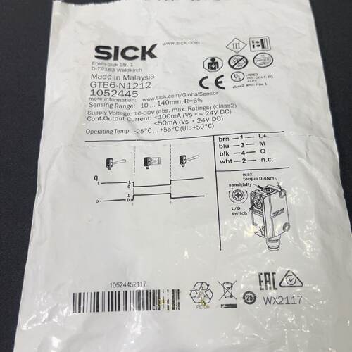 SICK西克光电传感器GTB6N1212马来西亚制造-议价