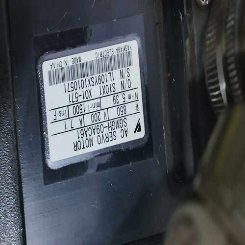 咨询-安川伺服电机，SGMGH-09ACA61，850W，