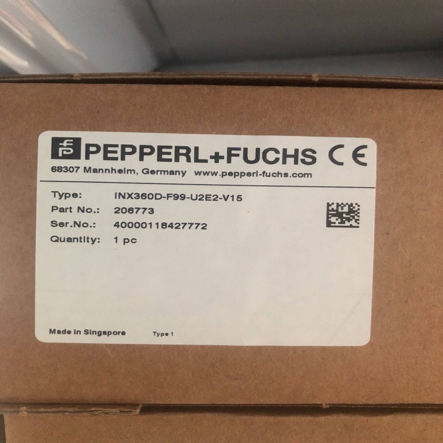 询价倍加福PF德国原装正品INX360D-F99-U2E2