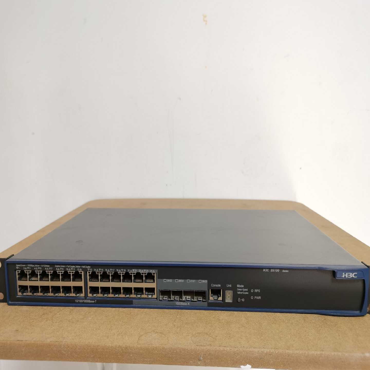 华三H3C全千兆交换机S5100-24P-EI带着有-议价