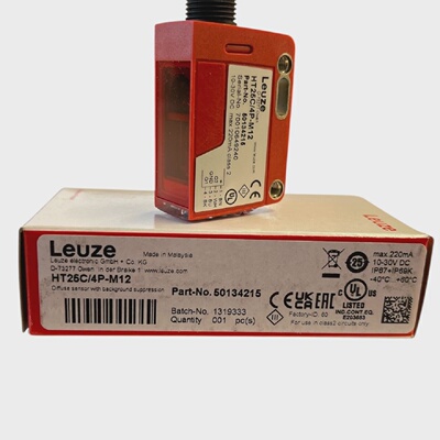 Leuze HT25C4PM12 PN 50134215 Pulsante Sfondo Nuovo