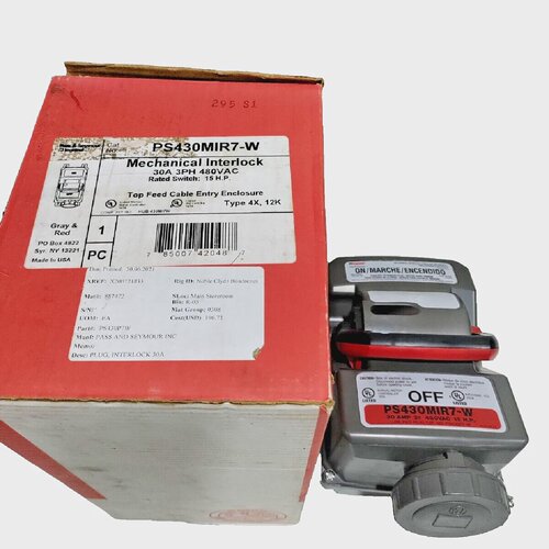 PASS  SEYMOUR LEGRAND PS430MIR7W 30AMP 30480VAC 15HP