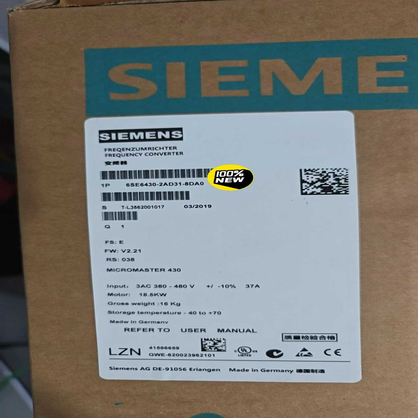 【议价】6SE6430-2AD31-8DA0MM430变频