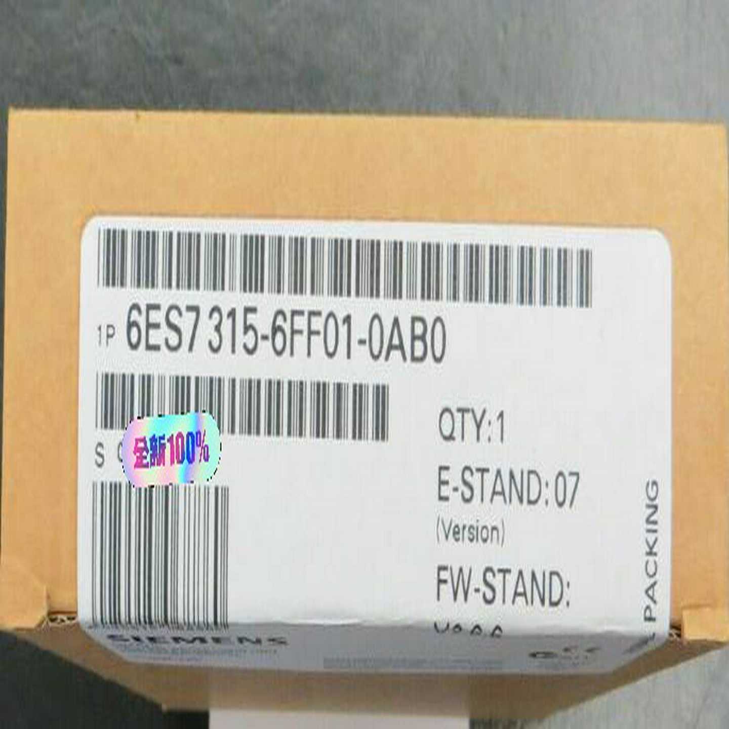 未开封6ES7315-6FF01-0AB0产品质保一年询价