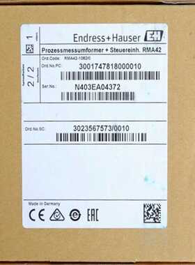 询价~E+H RMA42-AAC 恩德斯豪斯隔离信号转换器 R