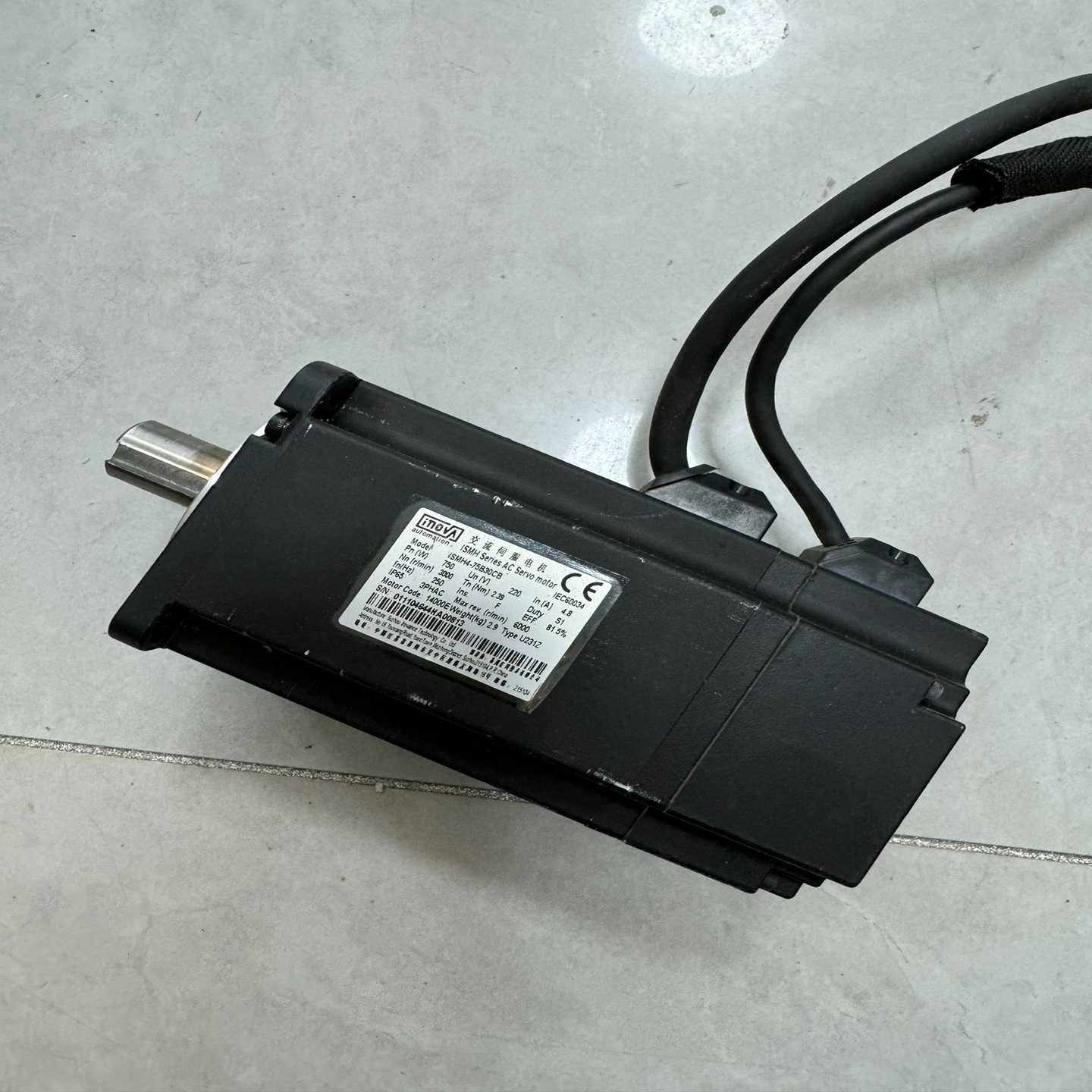 ISMH4-75B30CB拆机汇川伺服电机，拆机现货，实物拍--议价商品