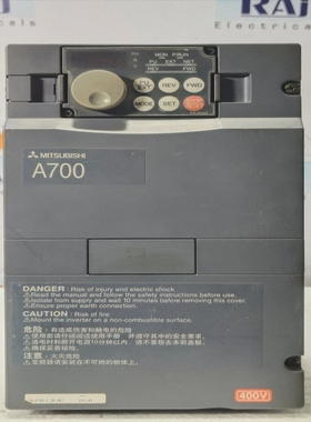 三菱FR-A740-2.2K-CHT2.2kW变频器频率驱动A700FRA7402.2KCH