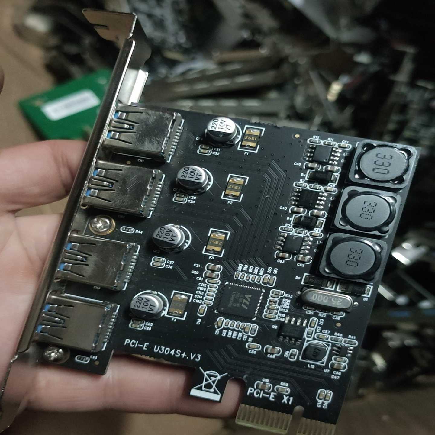 PCI-E转USB3.0扩展卡4口USB3.0PCI-E询价