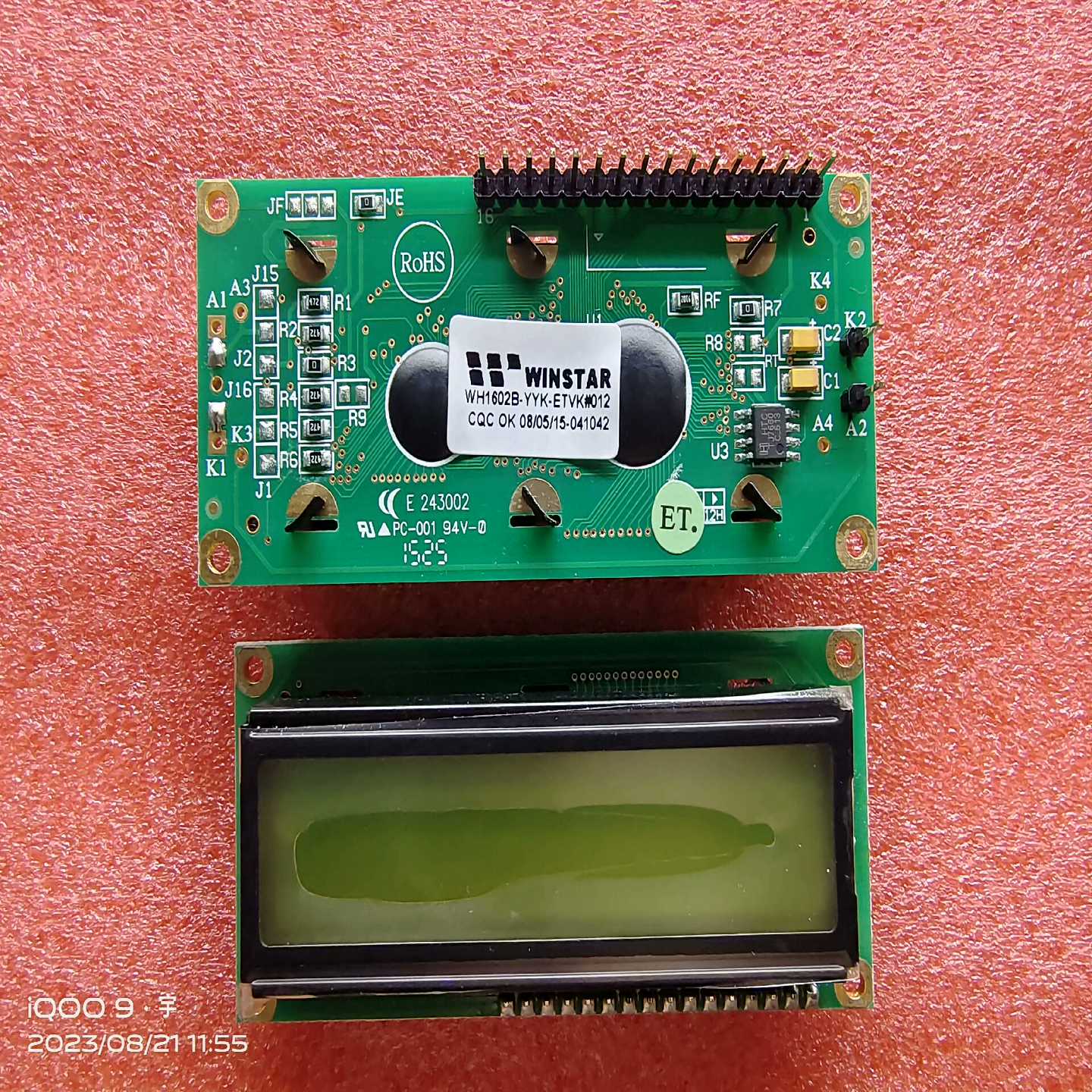 询价WH1602BWH1602B-TMI-JT#16x2V