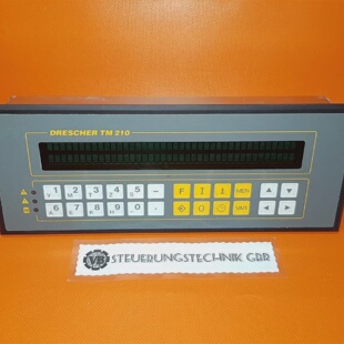 Drescher TM210 Operating Reporting System Text Display