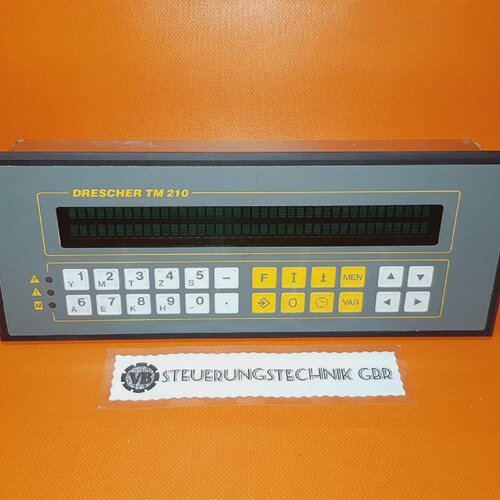 DRESCHER TM210 Use  MeldesystemText Display